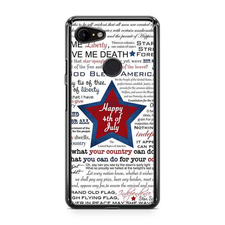 4th of July Google Pixel 3 XL Case