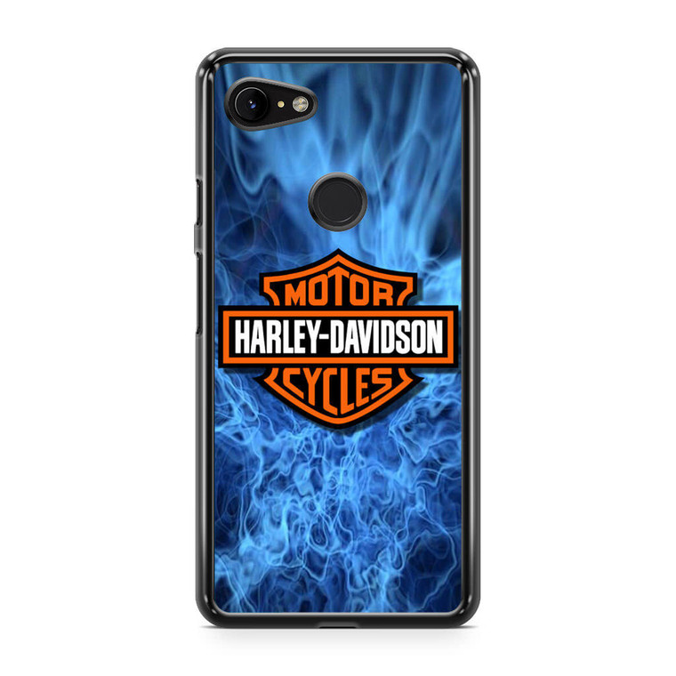 Harley Davidson Blue Flame Google Pixel 3 XL Case