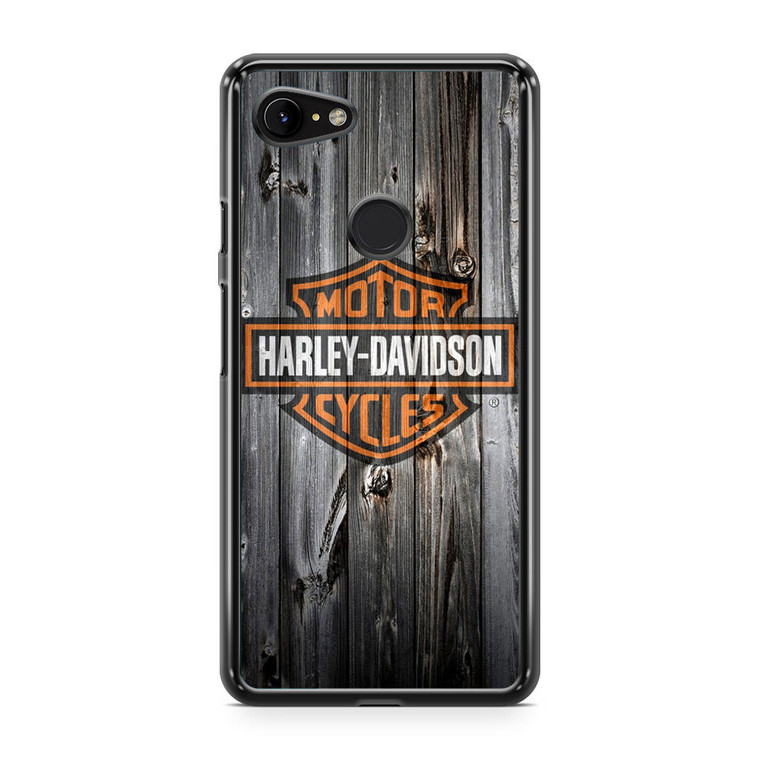 Harley Davidson Wood Art Google Pixel 3 XL Case