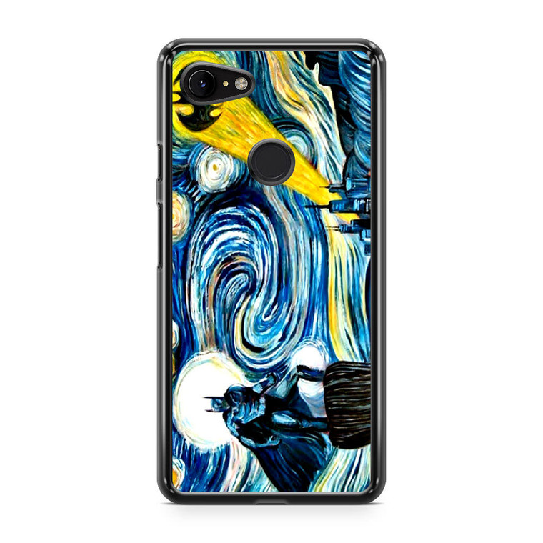 Batman Van Gogh Starry Night Google Pixel 3 XL Case