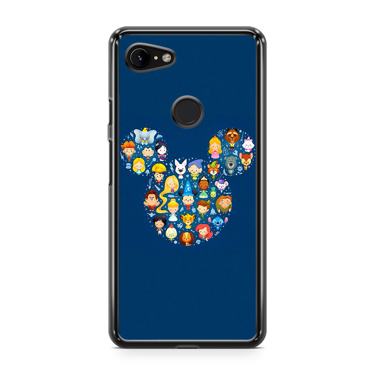 Disney Art Character Cute Google Pixel 3 XL Case