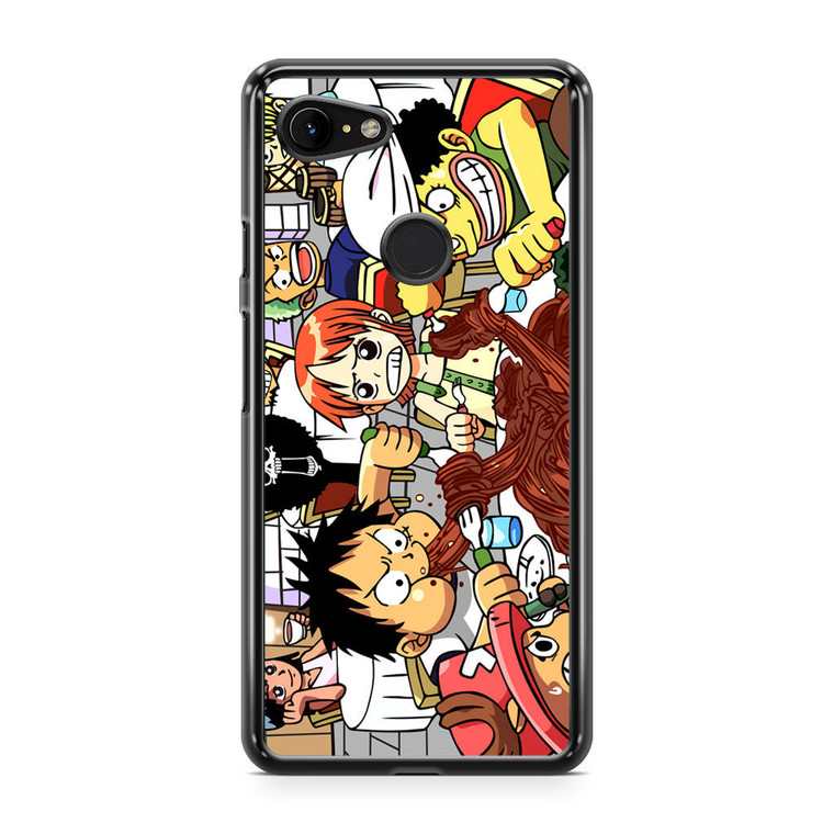 One Piece Strawhat Pirates Crew Google Pixel 3 XL Case