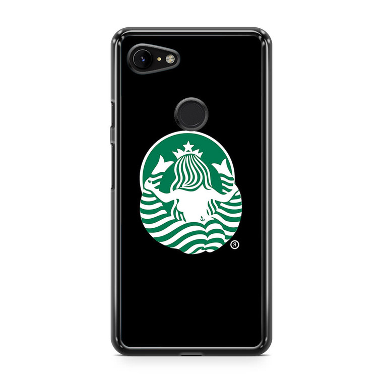 Back of Starbuck Logo Google Pixel 3 XL Case