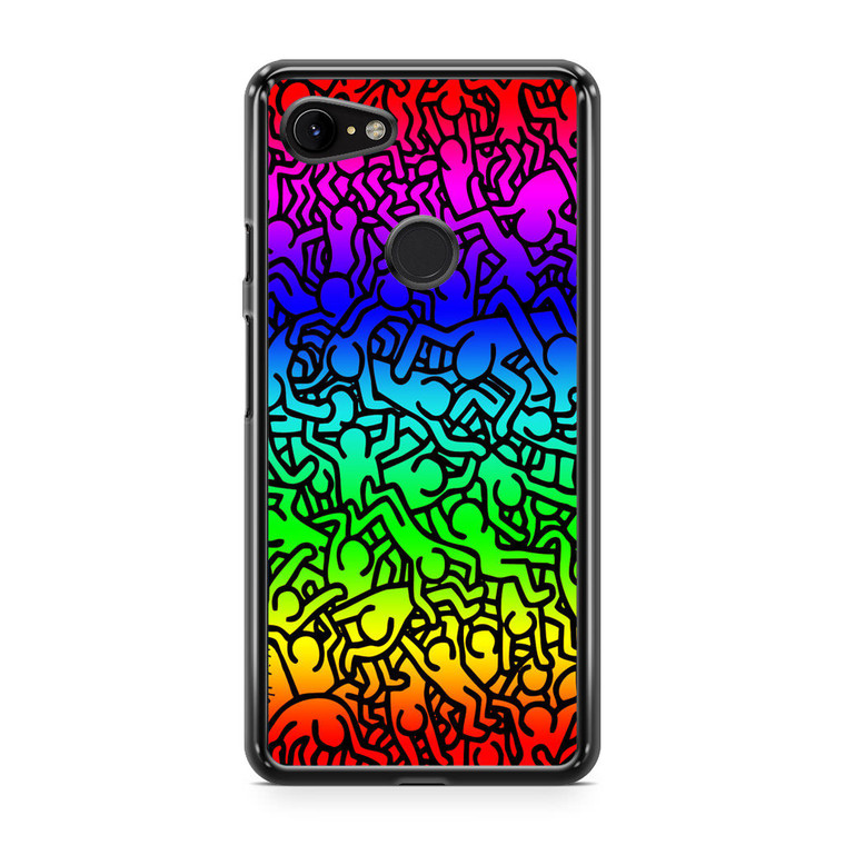 Keith Haring Google Pixel 3 XL Case