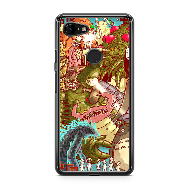 Myazaki's Monsters Google Pixel 3 XL Case