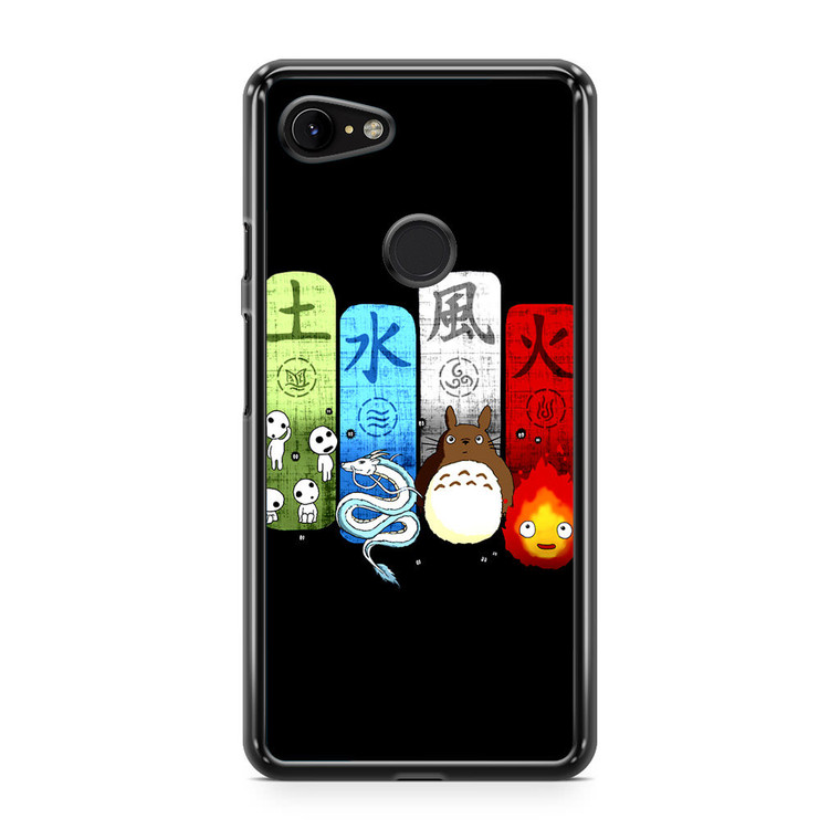 Studio Ghibli Elemental Charms Google Pixel 3 XL Case