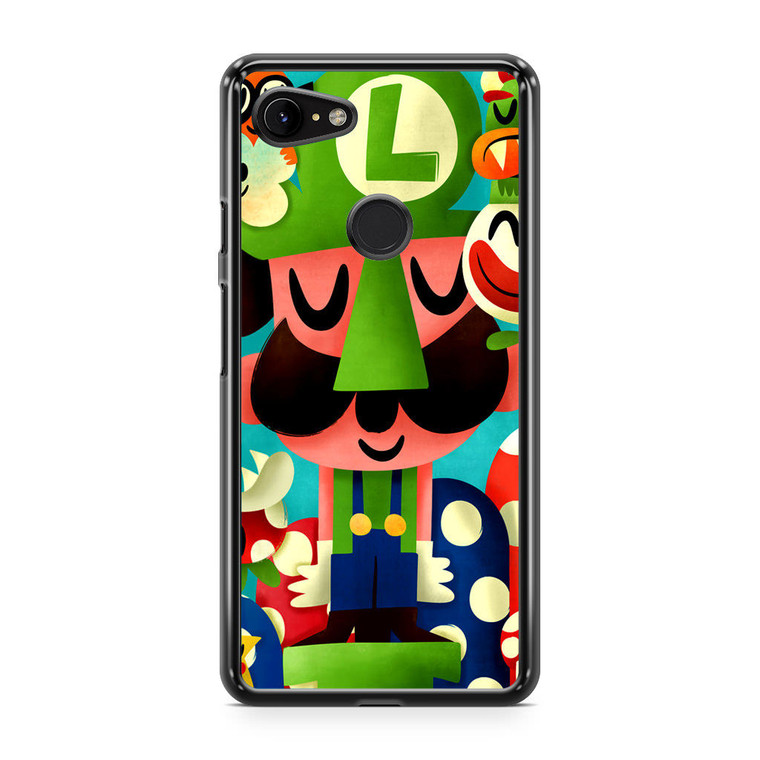 Super Mario Bros Luigi Google Pixel 3 XL Case
