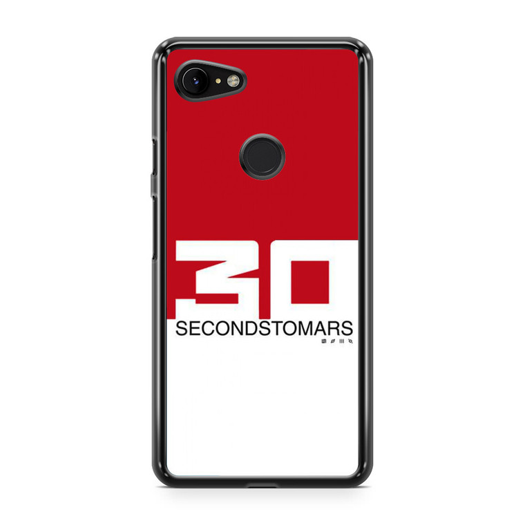 30 Seconds To Mars Red White Google Pixel 3 XL Case