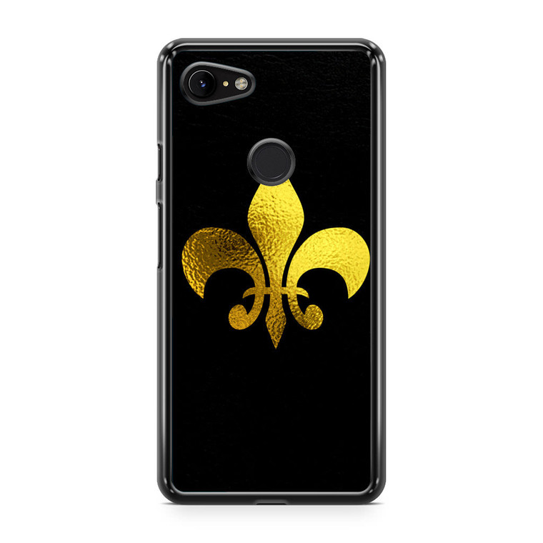 Golden Fleur De Lis Google Pixel 3 XL Case