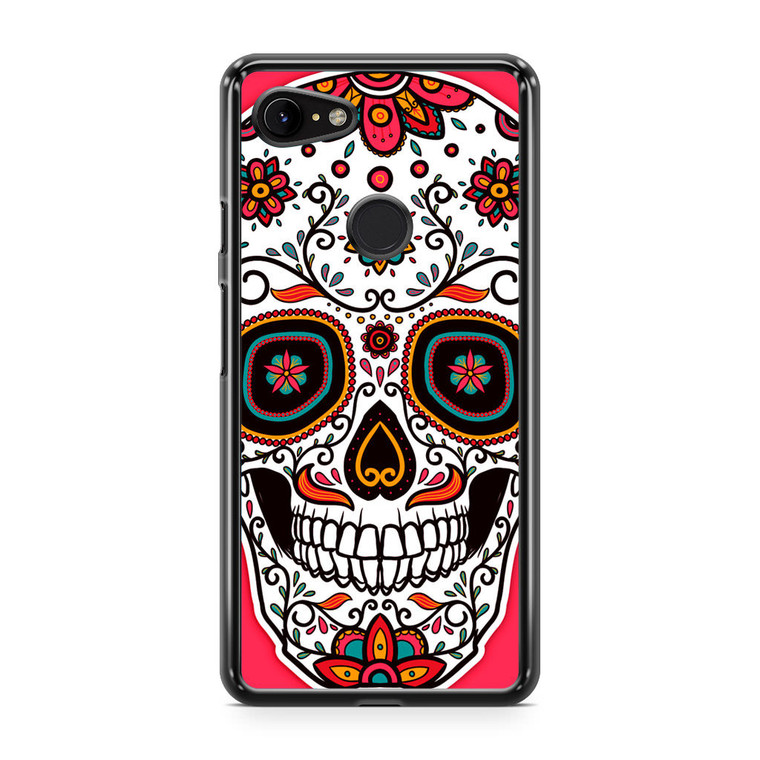 Pink Sugar Skull Google Pixel 3 XL Case