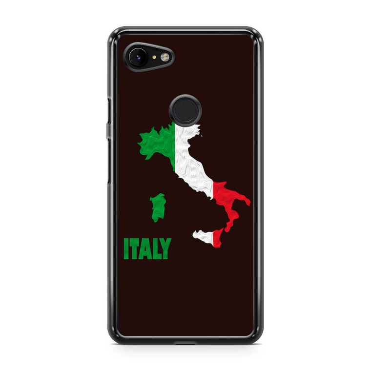 Italy Map Google Pixel 3 XL Case