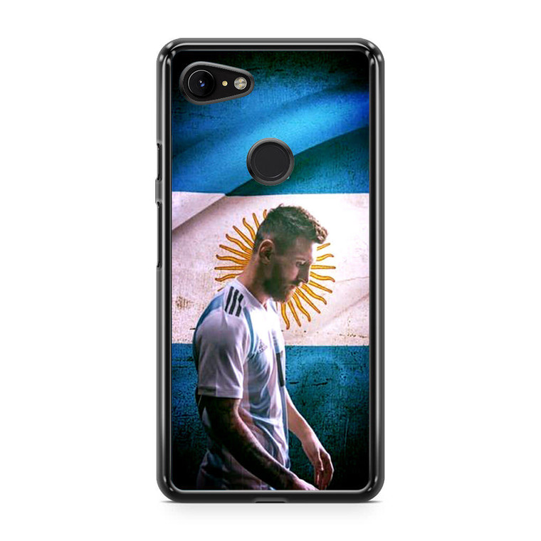 Lionel Messi Argentina Team Google Pixel 3 XL Case