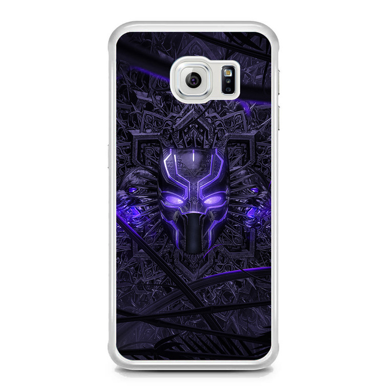 Black Panther Purple Mask Samsung Galaxy S6 Edge Case