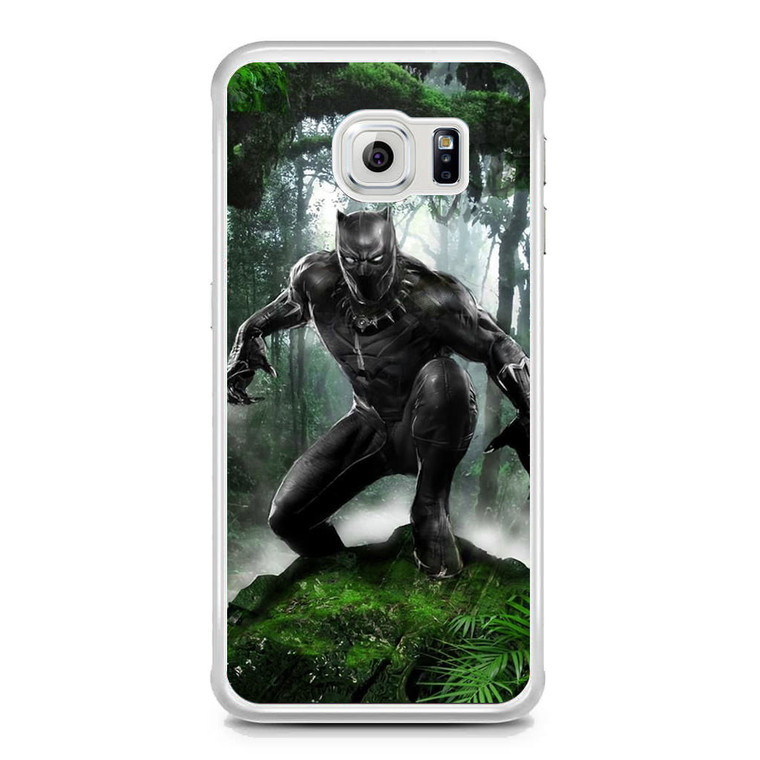 Black Panther Ready To Fight Samsung Galaxy S6 Edge Case