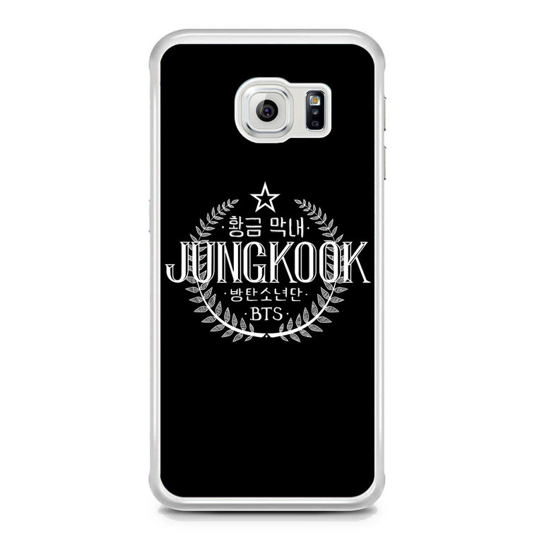 BTS Jungkook Logo Samsung Galaxy S6 Edge Case