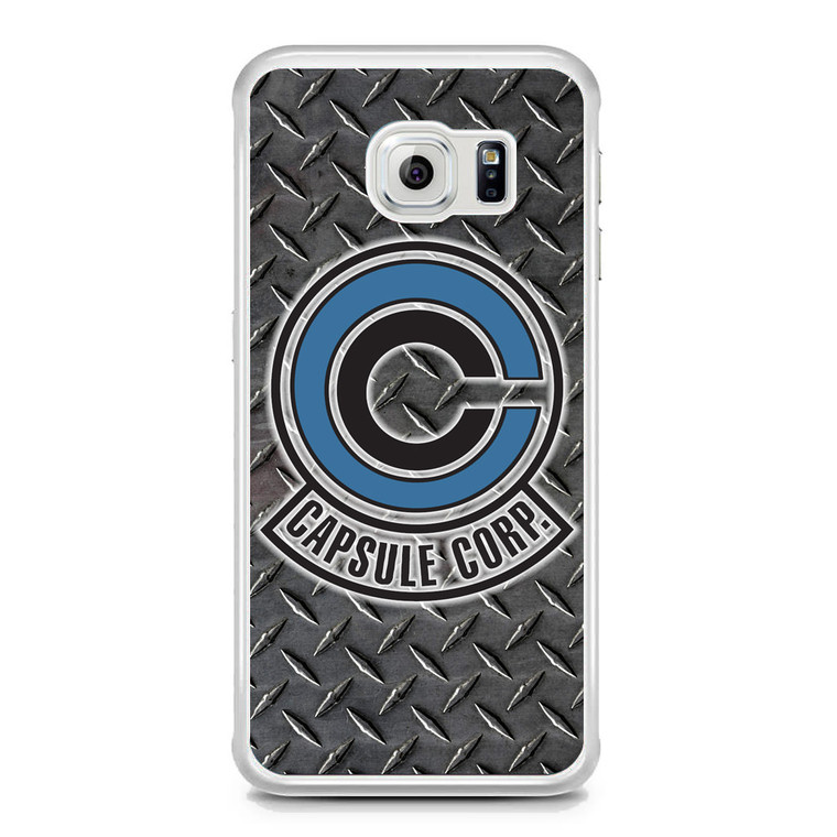 Capsule Corp Metal Logo Dragon Ball Z Samsung Galaxy S6 Edge Case