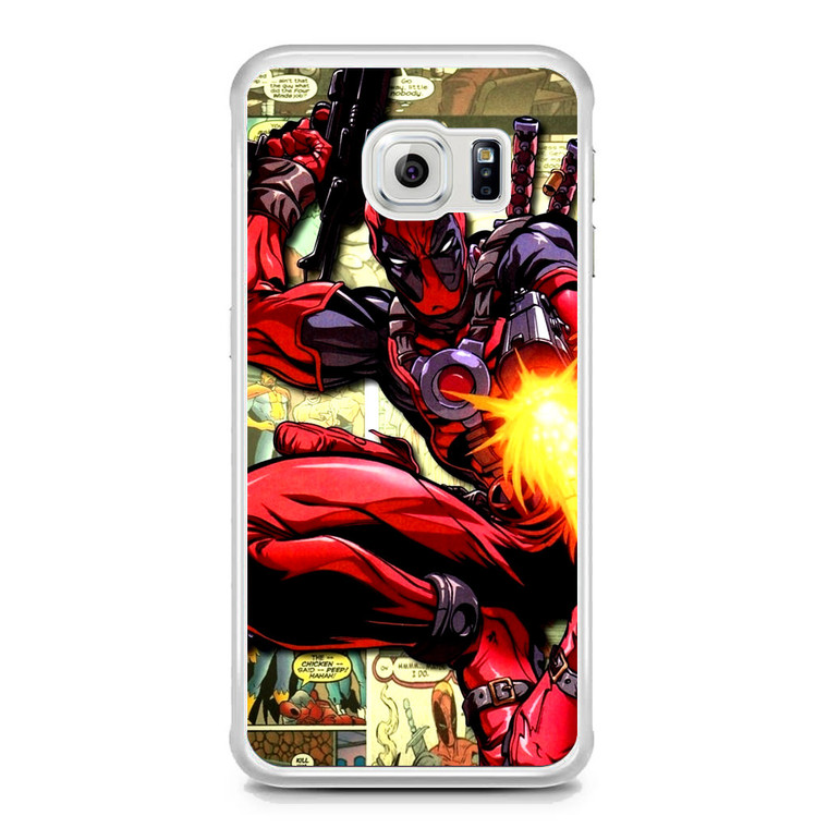 Deadpool Comics Samsung Galaxy S6 Edge Case