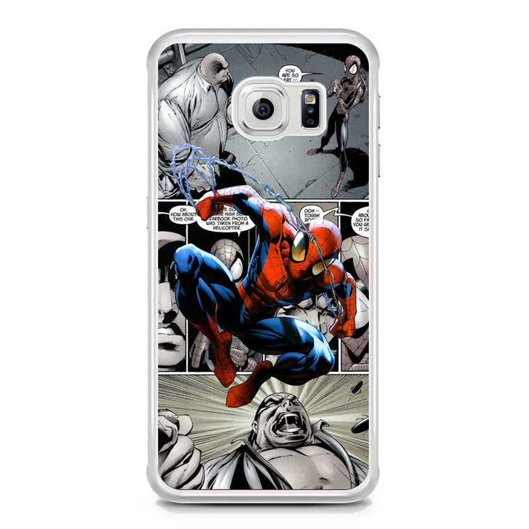 Spiderman Comics Wallpaper Samsung Galaxy S6 Edge Case