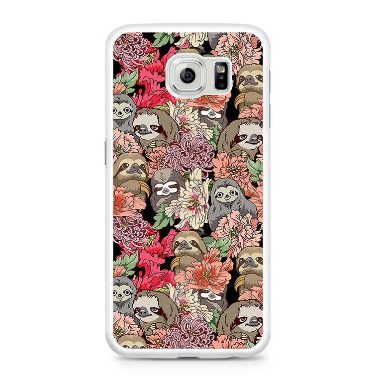 Because Sloth Flower Samsung Galaxy S6 Case