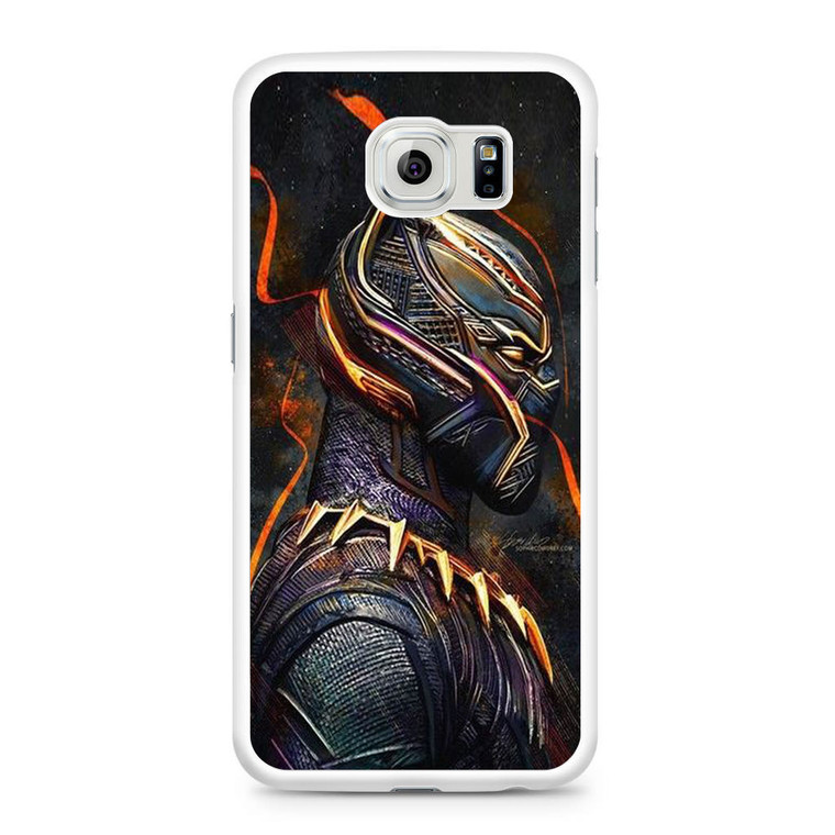 Black Panther Heroes Poster Samsung Galaxy S6 Case