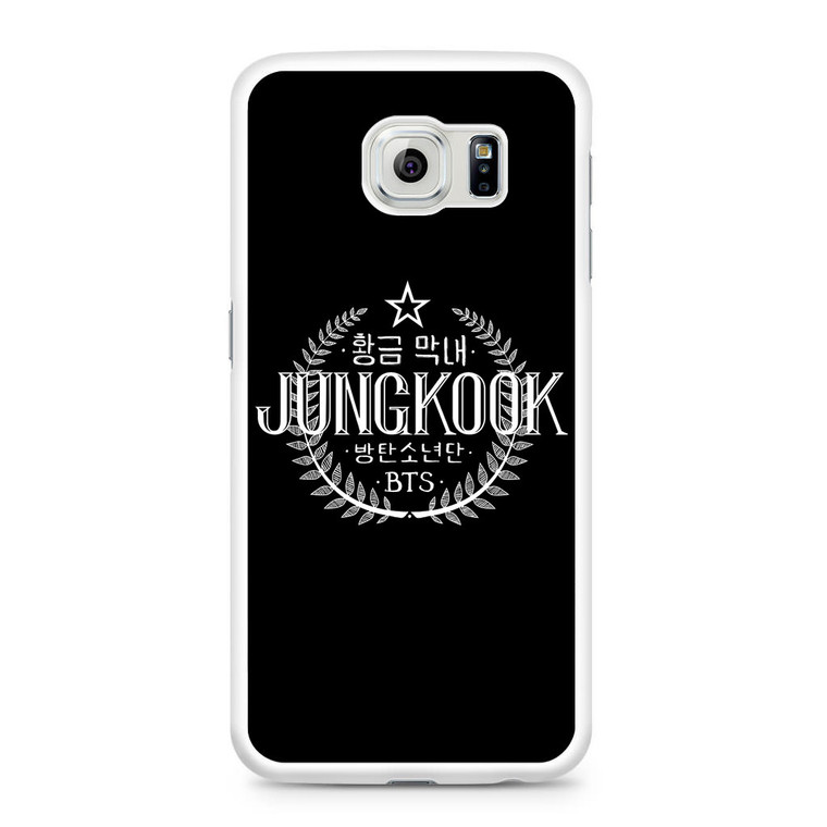 BTS Jungkook Logo Samsung Galaxy S6 Case