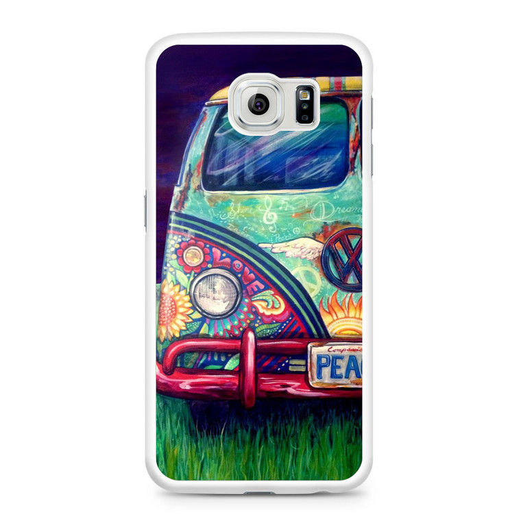 Happy Hippie VW Samsung Galaxy S6 Case