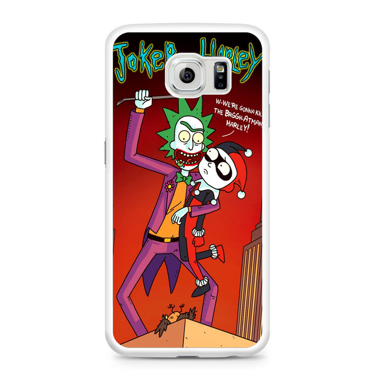 Rick And Morty Joker and Harley Samsung Galaxy S6 Case