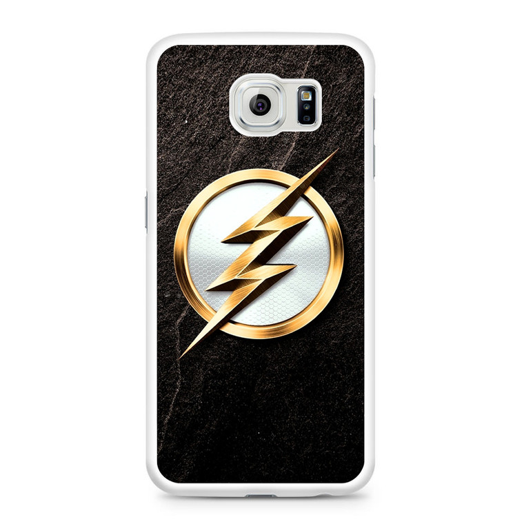 The Flash Gold Logo Samsung Galaxy S6 Case