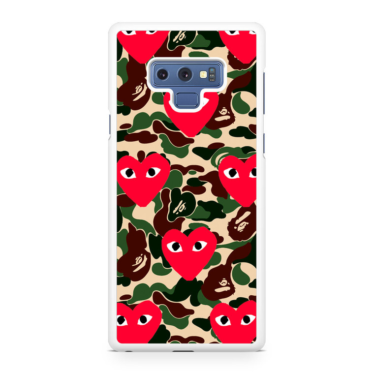 Bape x Comme Des Garcon Camo Samsung Galaxy Note 9 Case