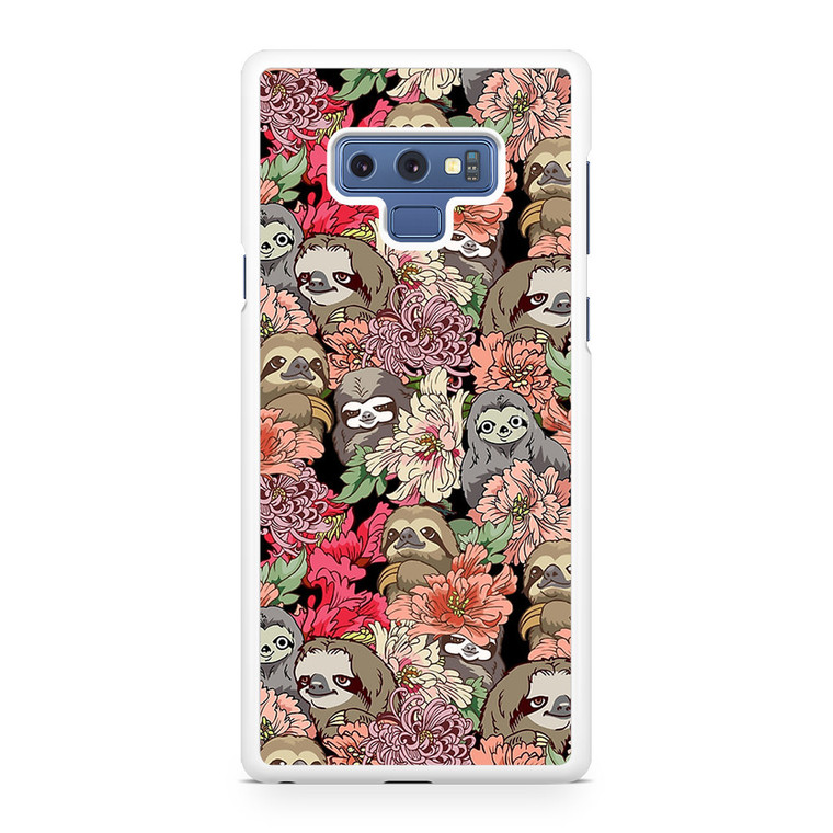 Because Sloth Flower Samsung Galaxy Note 9 Case