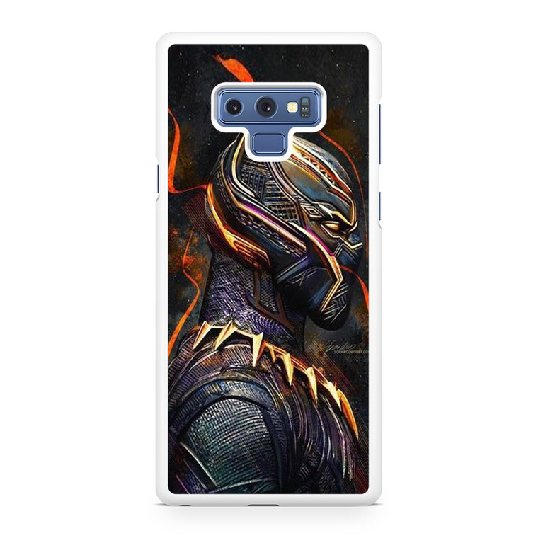 Black Panther Heroes Poster Samsung Galaxy Note 9 Case