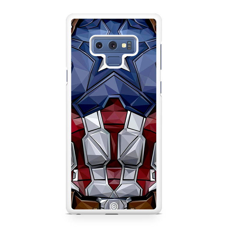Captain America Comic Costume Samsung Galaxy Note 9 Case