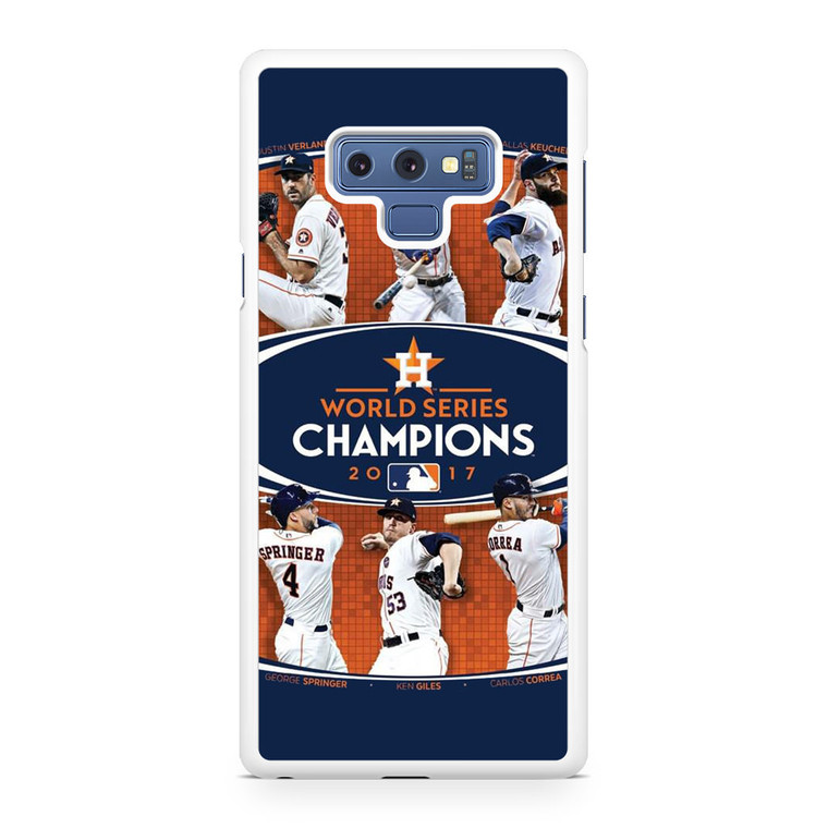 Houston Astros 2017 World Series Champions Samsung Galaxy Note 9 Case