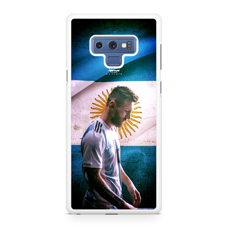 Lionel Messi Argentina Team Samsung Galaxy Note 9 Case