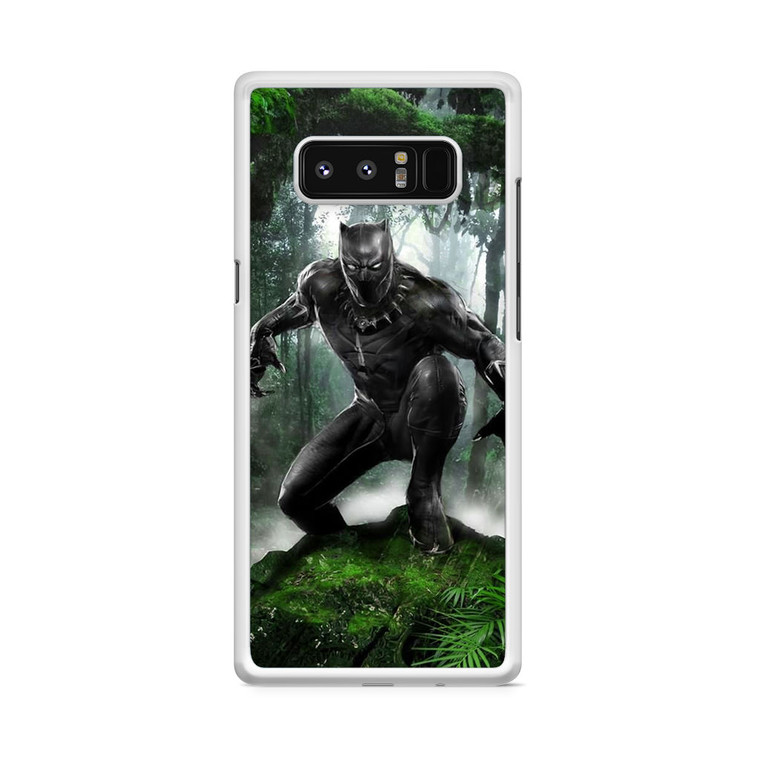 Black Panther Ready To Fight Samsung Galaxy Note 8 Case