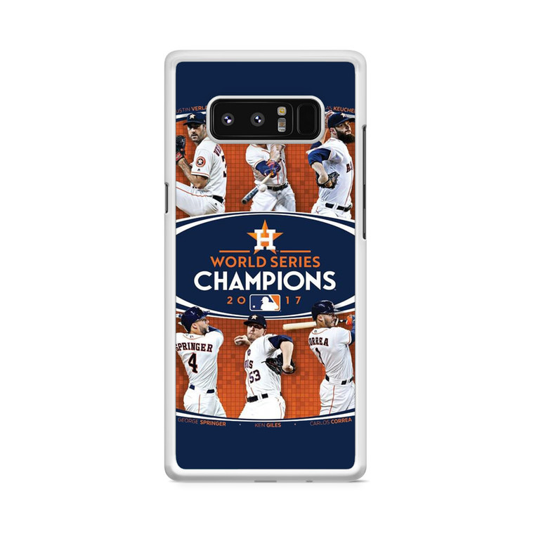 Houston Astros 2017 World Series Champions Samsung Galaxy Note 8 Case