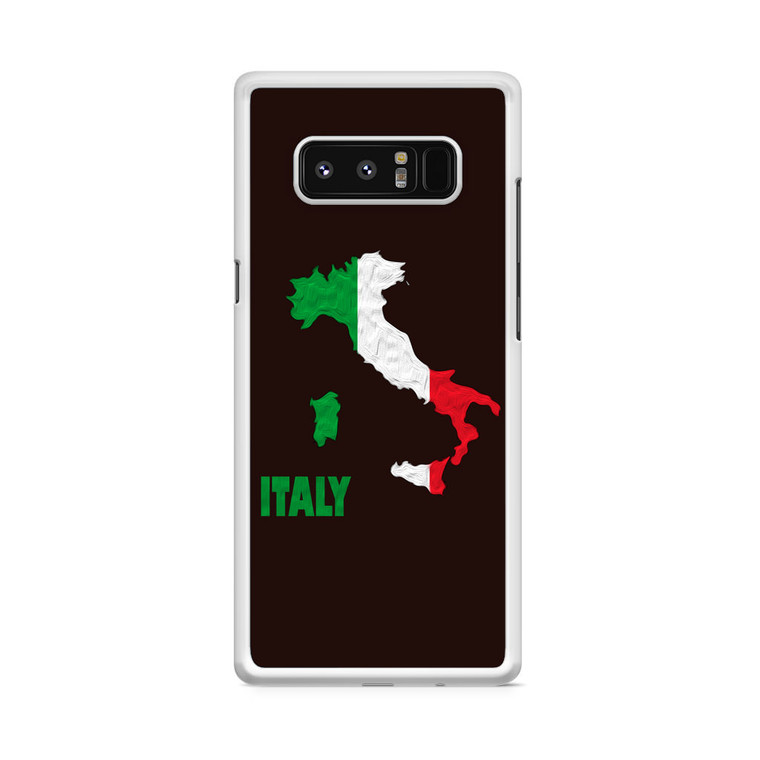 Italy Map Samsung Galaxy Note 8 Case