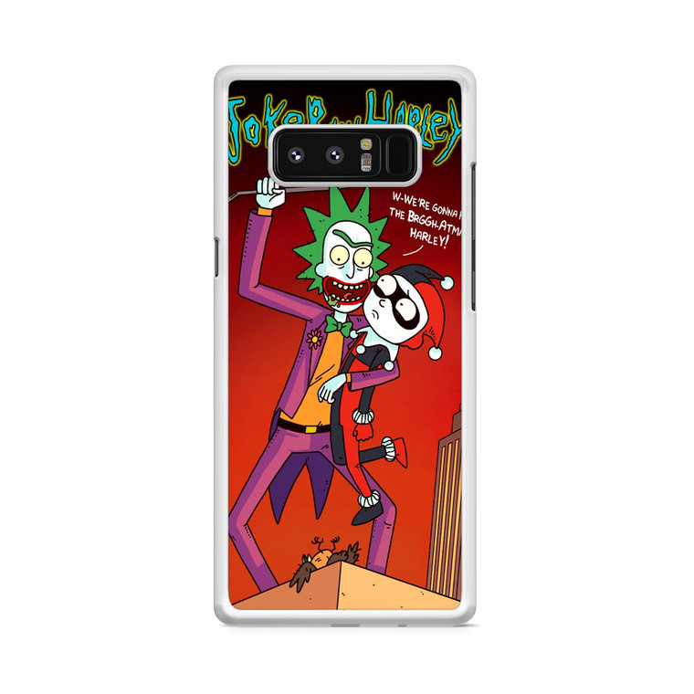 Rick And Morty Joker and Harley Samsung Galaxy Note 8 Case