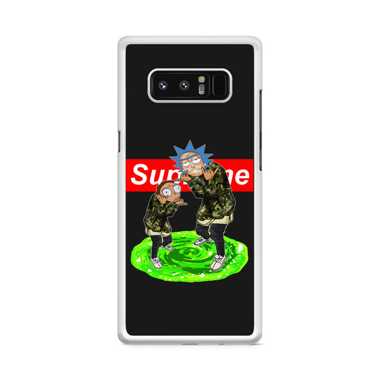 Rick and Morty Supreme Samsung Galaxy Note 8 Case