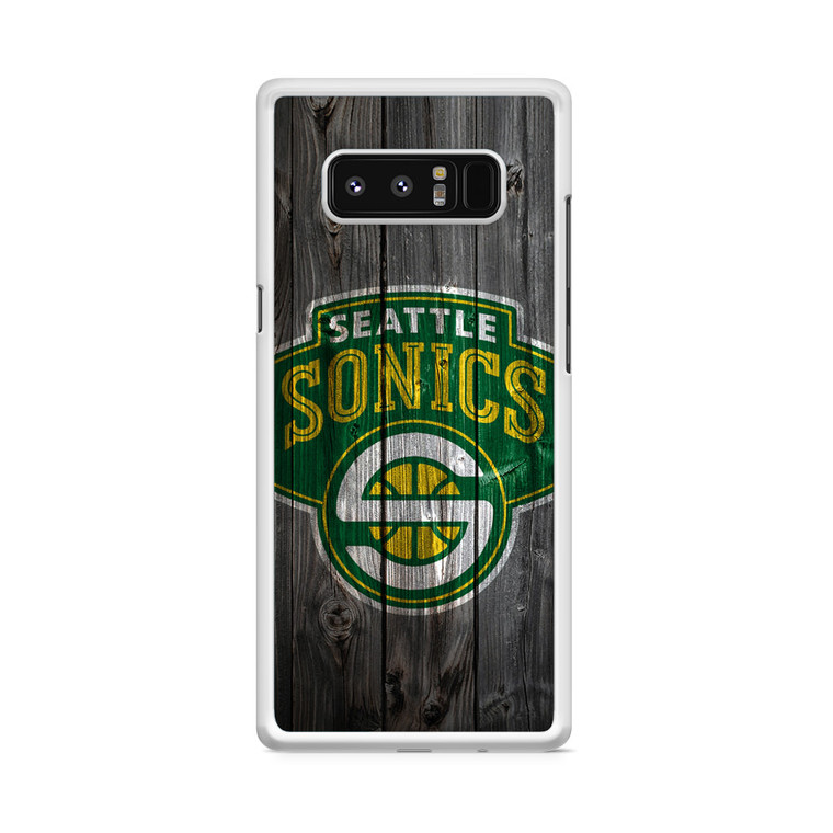 Seattle Sonics Wood Samsung Galaxy Note 8 Case