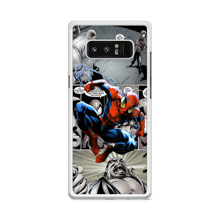 Spiderman Comics Wallpaper Samsung Galaxy Note 8 Case