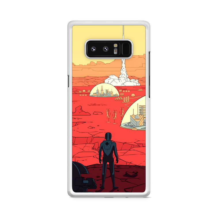 Surviving Mars Game Samsung Galaxy Note 8 Case