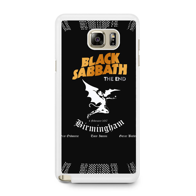 Black Sabbath The End Live Birmingham Samsung Galaxy Note 5 Case