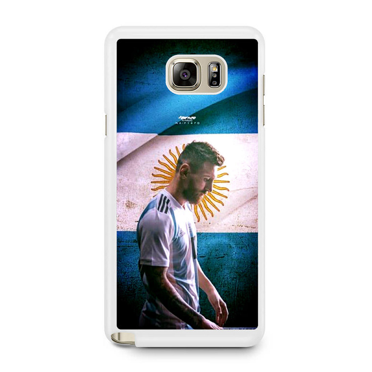 Lionel Messi Argentina Team Samsung Galaxy Note 5 Case