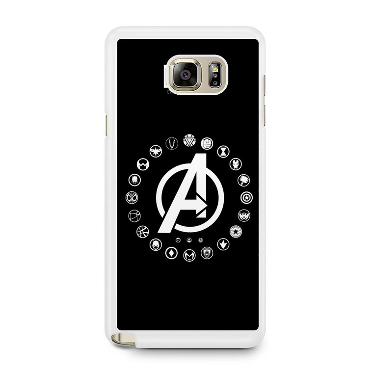 Marvel Universe Logo Samsung Galaxy Note 5 Case