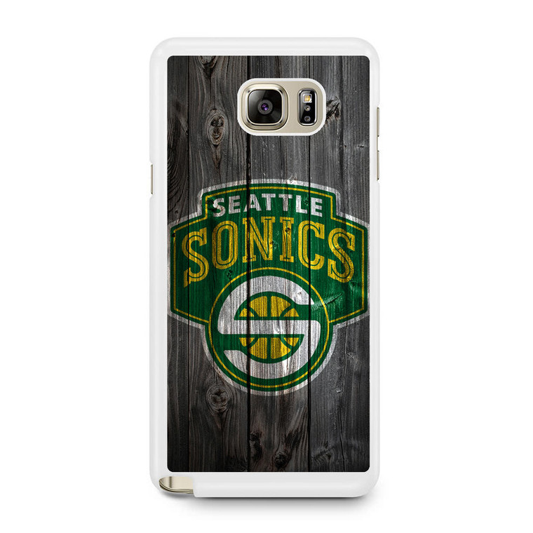 Seattle Sonics Wood Samsung Galaxy Note 5 Case