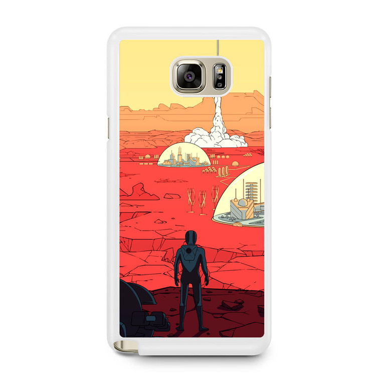 Surviving Mars Game Samsung Galaxy Note 5 Case