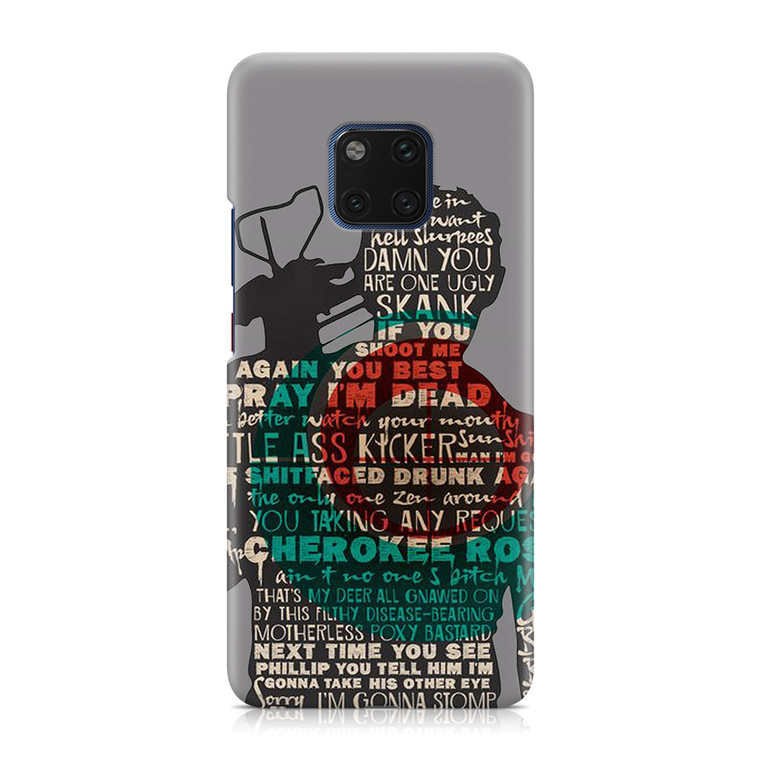 Walking Dead Daryl Dixon Quotes Huawei Mate 20 Pro Case