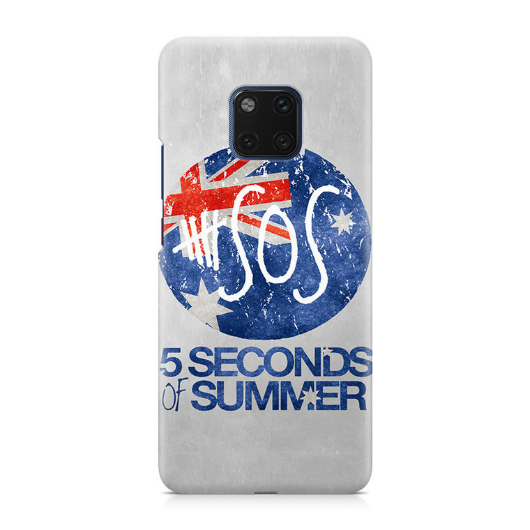 5 Seconds Of Summer Britain Flag Huawei Mate 20 Pro Case