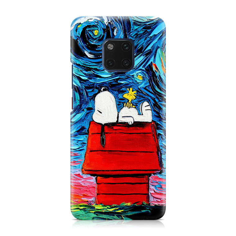 Snoopy Starry Night Van Gogh Huawei Mate 20 Pro Case